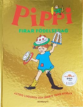 Astrid Lindgren Buch schwedisch - Pippi Långstrump Firar Födelsedag Geburtstag 2022