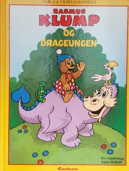 Kinderbuch DÄNISCH - Rasmus Klump og Drageungen - Petzi - gebraucht - DIN A4 Hardcover
