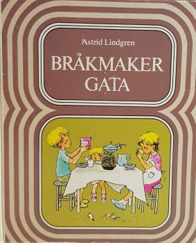 Astrid Lindgren Buch norwegisch  - Lotta Krachmacherstrasse - Brakmakergata - Norsk - 1977