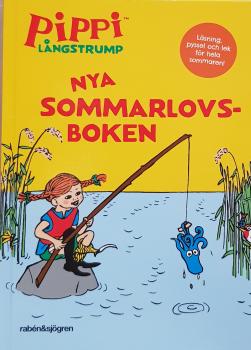 Astrid Lindgren ~ book Swedish New - Pippi Nya Sommarlovsboken, games, riddle, stories
