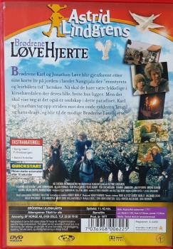 Astrid Lindgren DVD Norwegian - Brodrene LoveHjerte - used