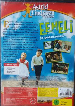 Astrid Lindgren DVD Finish - Eemeli ja possuressu - used