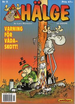 Hälge Comic Elch - Album Nr. 5 Varning för Våda-Skott! - Lars Mortimer - schwedisch