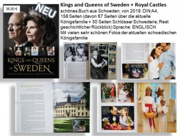 Kings and Queens of Sweden + Royal Castles, Silvia Prinzessin Victoria MadeleineKings and Queens of Sweden + Royal Castles, Silvia Prinzessin Victoria Madeleine