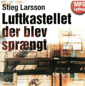 Stieg Larsson - 2 MP3-CD dänisch - Millennium Luftkastellet der blev spraengt