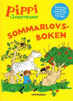 Astrid Lindgren ~ book Swedish New- Pippi Sommarlovsboken, games, riddle, stories