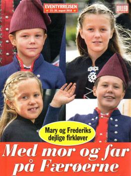 2018 - Royal Dänemark Prinzessin Princess Mary Prinz Prince Frederik mit KIndern