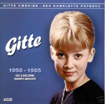 GITTE - Gitte Henning Dänisch - 4 CD - The complete POP BOX 1958-1965 Den Komplette Popboks