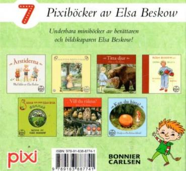 7 PIXI Box - SCHWEDISCH - Elsa Beskow - NEU - Svenska