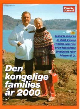 2000 - Royal Dänemark - Extraheft der dänischen Zeitschrift "Familie Journal",  - Den Kongelige Families år 2000