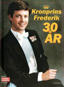 1998 - Royal Dänemark Prinz  Kronprins Frederik i 30 år ar Jahre