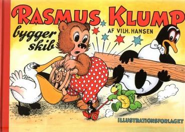 Kinderbuch DÄNISCH - Rasmus Klump bygger skib - Petzi - gebraucht - DIN A4 Hardcover