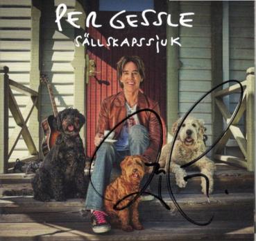 CD SIGNED Per Gessle (Roxette) Sällskapssjuk 2024 NEW Swedish