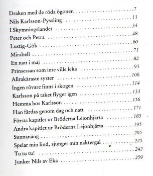 Buch Astrid Lindgren SCHWEDISCH Sagorna 19 Geschichten Karlsson Lejonhjärta Mio