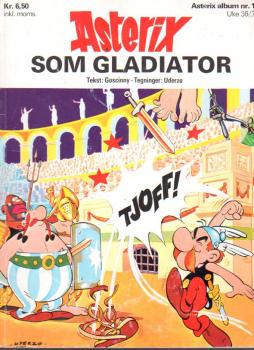 Asterix norwegisch Nr. 11  - ASTERIX Som Gladiator  - 1973 - 1.Auflage