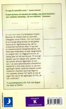 Fredrik Backman - Folk med angest - Taschenbuch Ausgabe