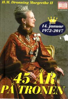2017 -  Königin Margrethe Royal Dänemark 45 Jahre år ar pa tronen