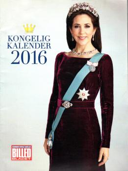 Royal Dänemark Kongelig Kalender 2016 Prinzessin Princess Mary Königin Margrethe