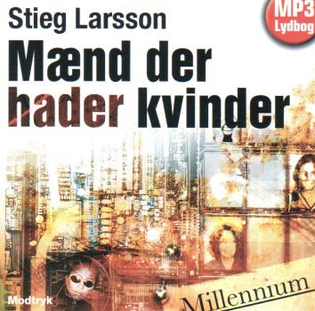 Stieg Larsson - 2 MP3-CD dänisch - Millennium Maend der hader kvinder