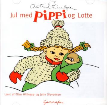 Astrid Lindgren CD Danish - Jul med Pippi og Lotte - Mini CD audiobook