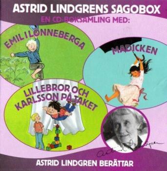 3 CD Audiobook Astrid Lindgren SWEDISH Sagobox - Emil Michel Karlsson Madicken