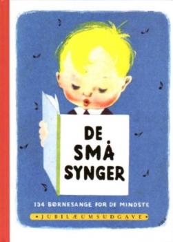 Sheet Music Songbook Children's book DANISH -  De Små Sma Synger - 134 Bornesange - used