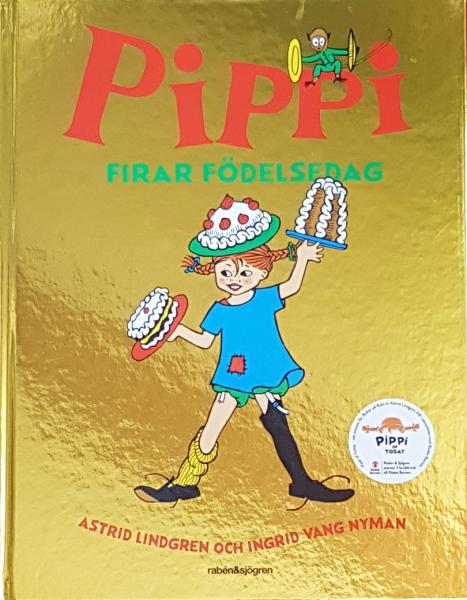 Astrid Lindgren book Swedish - Pippi Långstrump Firar Födelsedag birthday NEW 2020