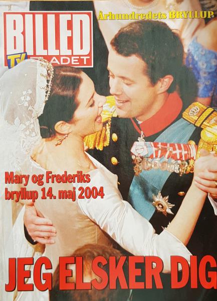 2004 - Denmark Princess Mary Prince Frederik Wedding Jeg elsker dig