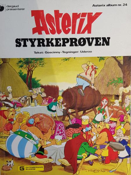 Asterix Danish Nr.  24  - ASTERIX Styrkeproven - 1979 - used