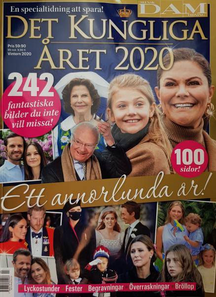 Special Magazin DAM Tidning - Det Kungliga året 2020 - Princess Victoria, Mary, Mette-Marit - Kungliga