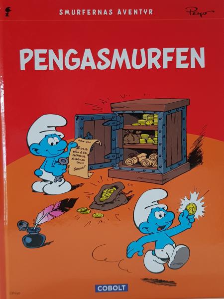 Book SWEDISH - Smurfernas Äventyr - Penga Smurfen - Smurfen - The Smurfs