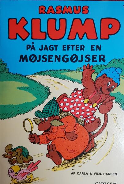 Children's book DANISH - Rasmus Klump På jagt efter en Møjsengøjser - Petzi - used