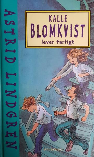 Astrid Lindgren Buch DÄNISCH - Kalle Blomkvist lever farligt - Dansk NEU