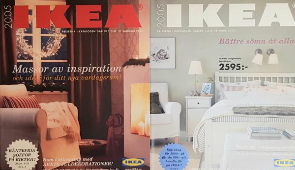 Special IKEA CATALOGS 2 pieces 2005 - SWEDISH SWEDEN RARE