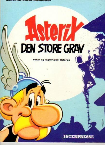 Asterix Danish Nr. 25  - ASTERIX Den Store Grav - 1980 - used