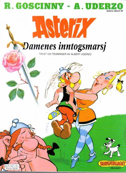 Asterix Norwegian Nr.  29 - ASTERIX Damenes inntogsmarsi - 1991 - 1th edition - used