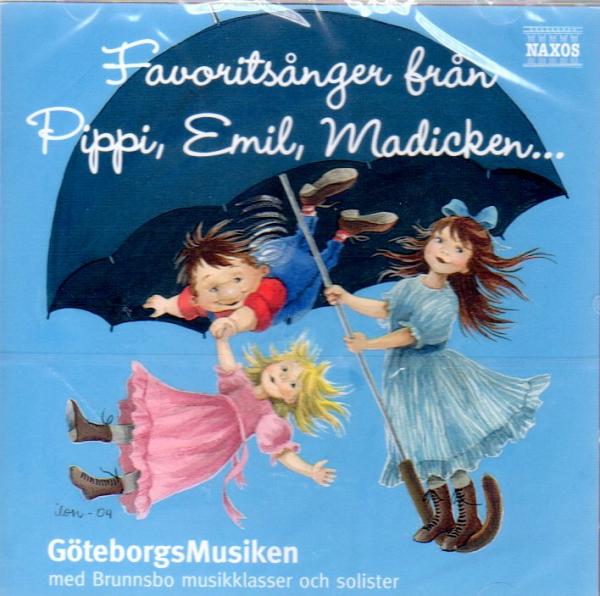 Astrid Lindgren CD -  Favoritsånger från Pippi,Emil,Madicken - Swedish