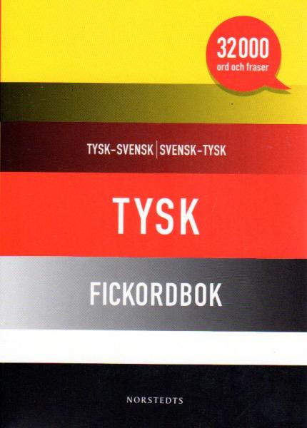 Pocket dictionary Swedish Norstedts  Fickordbok Tysk-Svensk-Tysk - 32.000 words