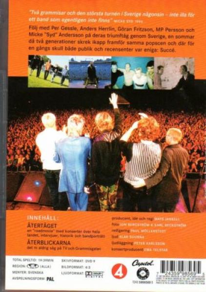 DVD Gyllene Tider Per Gessle Roxette ÅTERTÅGET Atertaget Roadmovie 1997