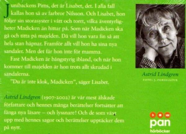 4 CD Hörbuch Astrid Lindgren SCHWEDISCH Madicken och Junibackens Pims Madita