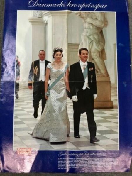 2004 - Royal Dänemark - POSTER - Mary&Frederik - Gala Dinner vor der Hochzeit Schloss Christiansborg