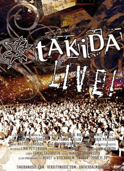 TAKIDA DVD LIVE 2010 - Reproduction NEW