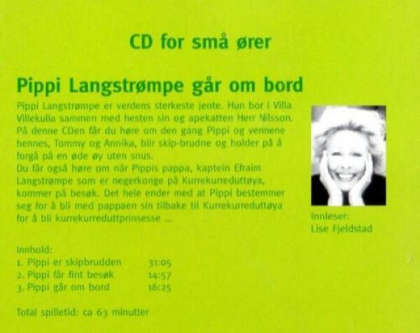 Pippi Langstrompe går o bord - Astrid Lindgren CD norwegisch