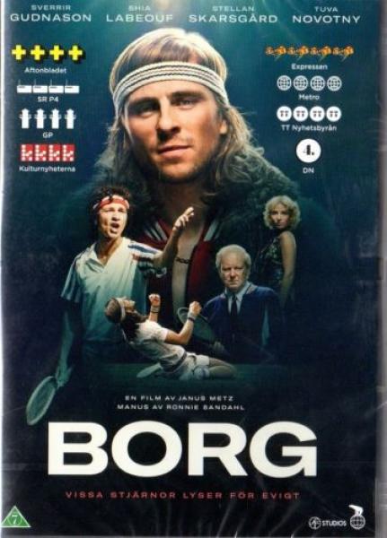 Stellan Skarsgård - BJÖRN BORG -Tuva Novotny, 2017 - DVD Swedish