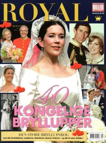 40 Kongelige Bryllupper Königliche Hochzeiten Royal Weddings Mary Victoria Diana