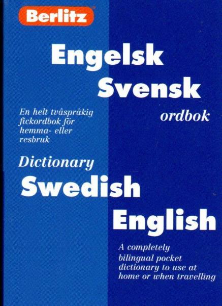 Pocket dictionary Swedish Berlitz Engelsk Svensk Swedish English NEW