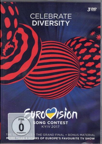 3 DVD EUROVISION SONG CONTEST KIEV UKRAINE 2017