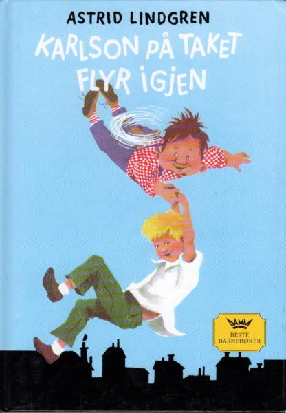 Astrid Lindgren book Norwegian - Karlson - Karlson på pa taket flyr igjen- Norsk 1999