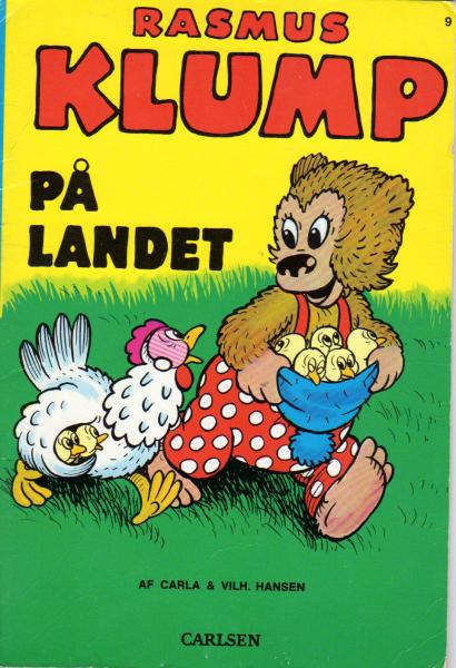 Children's book DANISH - Rasmus Klump Blandt Hattesvingere - Petzi - used