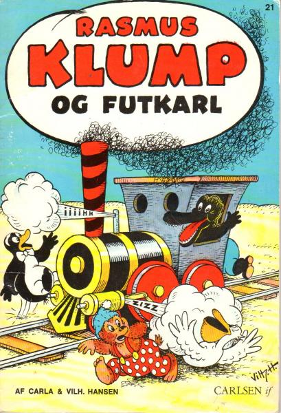 Children's book DANISH - Rasmus Klump bygger skib - Petzi - used